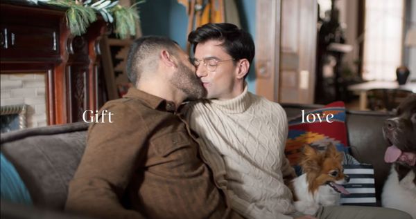 Watch: Two Men Kissing for the Holidays? 'No, No, No!' Says One Million Moms