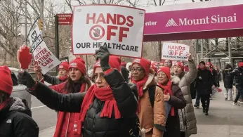 Nurses Restart Contract Talks With Another Major Hospital System on 5th Day of Strike